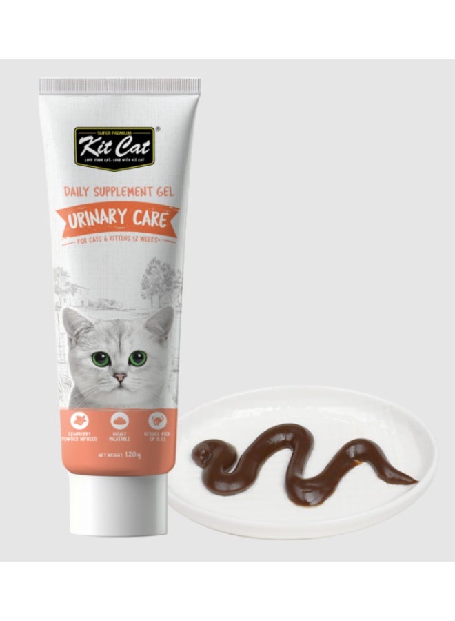 كيت كات سوبر بريميوم جل مكمل غذائي يومي (للعناية بالجهاز البولي) للقطط والكيتن 120 جرام - Image 2